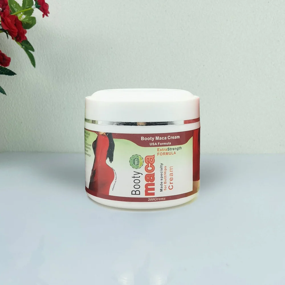2 Pieces Buttock Cream and 100% Natural New Herbal Maca Ingredients Ultimate Hips Butt Enhancer Oil