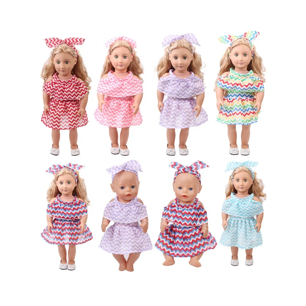 18 Inch American Doll Clothes for Girls Doll Dress