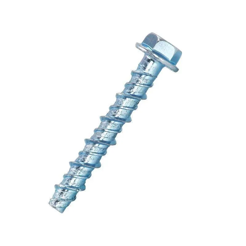 Hexagonal self-cutting anchor bolt Concrete thread cement screw flange head self-tapping expansion screw