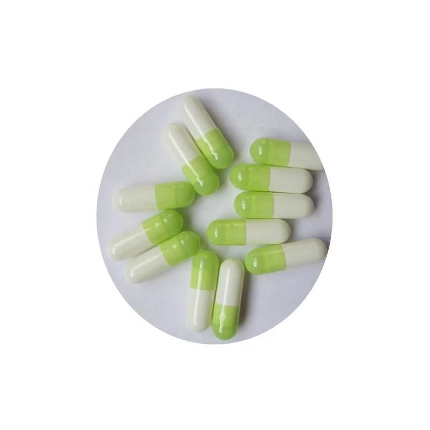 Халяль фармацевтический Размер 00 Пустые овощные капсульные оболочки прозрачного цвета