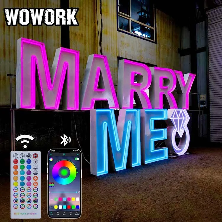 WOWORK, светодиодная 3D-лампа, 2 фута, 4 фута, 5 футов