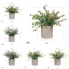 Green Artificial Potted Plants