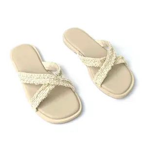 Customized Designer Shoes Rhinestone slippers Women's and Women's Medium Heel slippers Luxury Women's Fashion