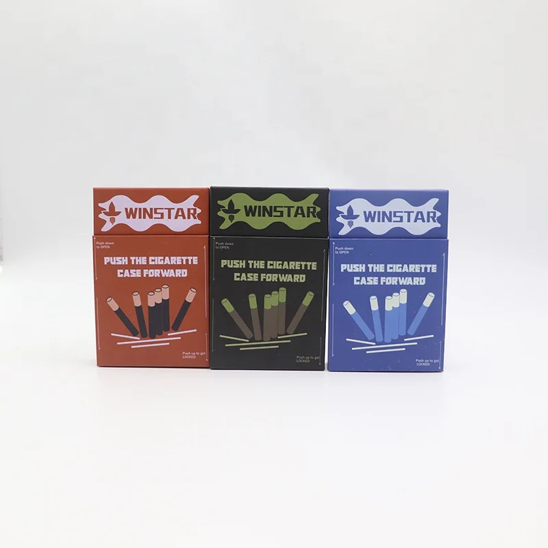 New Style Custom Prerolled Cones Cardboard Boxes Flip Top Cigarette Pack Pre Roll Packaging