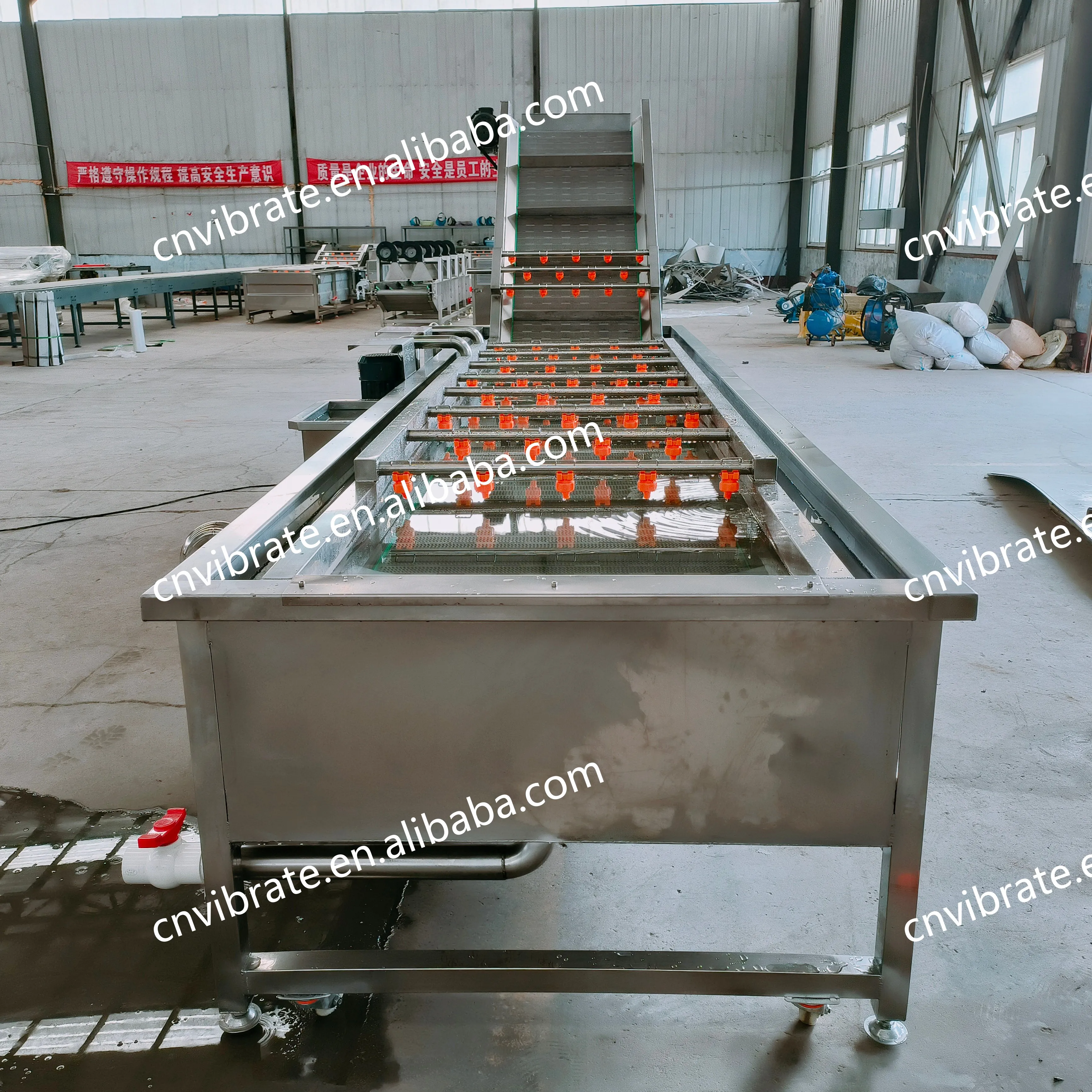 VBJX Industrial Scale Automatic Tomato mango Avocado Kiwi Passion Fruit Vegetable Cleaning Cleaner Wash Washing Machine