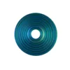Laser blue and green 8 rings