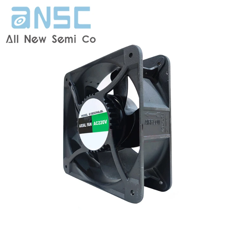 Original Axial flow fan G18060HA2BL 180X180X60MM 50W 50Hz Industrial AC axial flow cabinet cooling fan