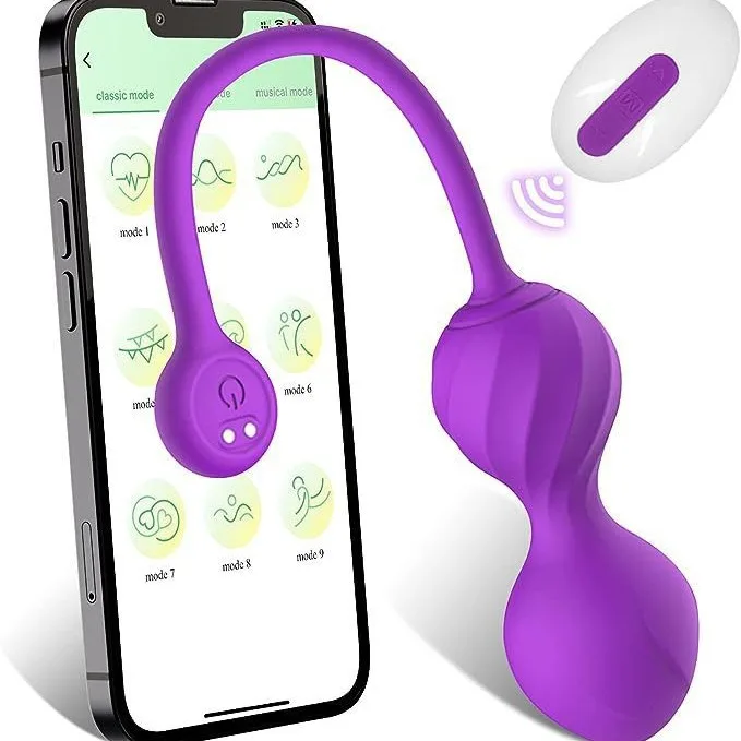 Vibrateurs clitoridiens APP G Spot avec 9 modes de vibration Vibrateurs télécommandés Jouets sexuels pour adultes pour le plaisir des femmes et des couples
