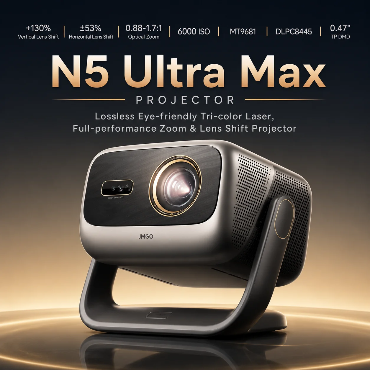 N-JmGo N5 Ultra Max Triple-color Laser Projector 4K 5000 CVIA