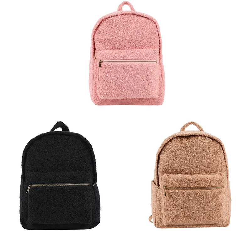 Pink Backpack Fuzzy Backpack Forever 21 Forever 21 Bags 
