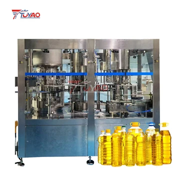 Load cell vegetable oil filling machine sunflower oil filling machine rotary filling machine oil upto 12000BPH 1L