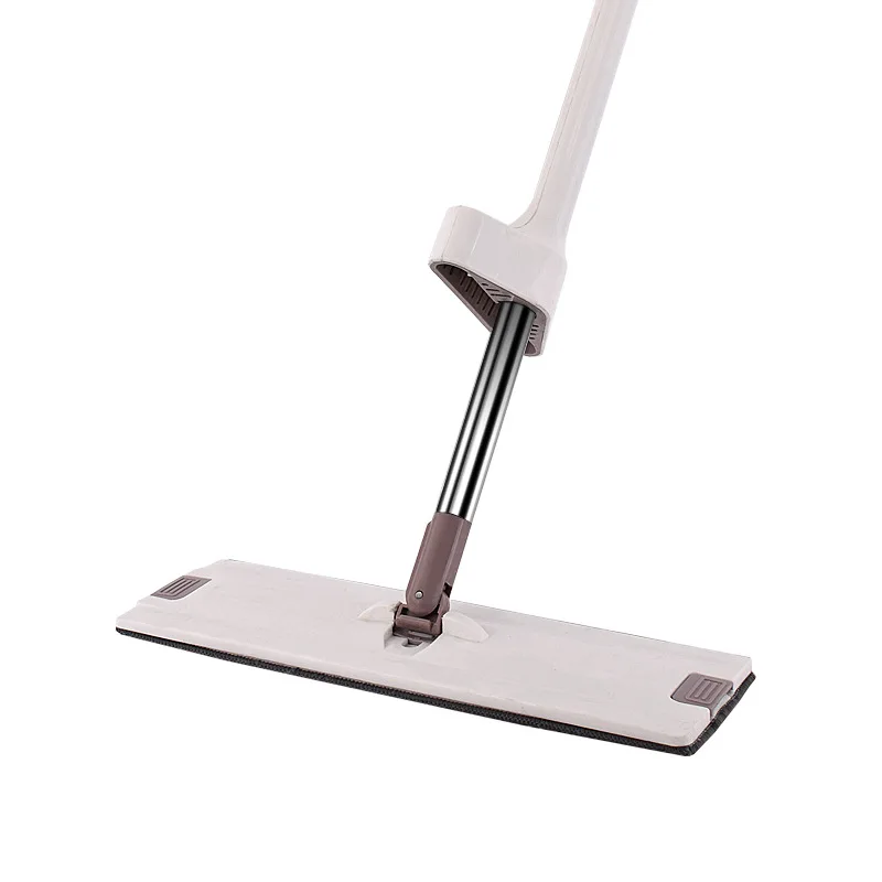 Новинка, оптовая продажа, плоская Швабра из сверхтонкого волокна для ручной уборки, Влажная и сухая Швабра двойного назначения, для ленивых, не требующая мытья