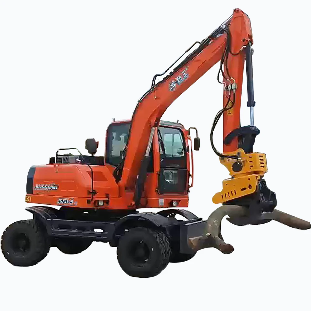 China JG Automatic Tree Shear Cutting Machine Forest Cut Harvester with Free Segment Cutting