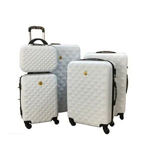 2026 High Quality Luxury Wholesale ABS Carry on Luggage Sets 5 Pcs Travel Suitcase