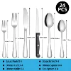 24-piece set silver