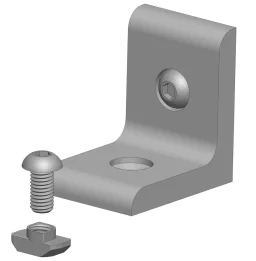 Complete L shape corner brace assembly product