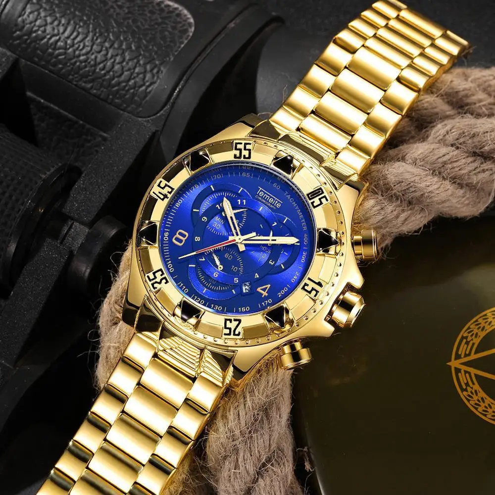 wristwatch temeite chronograph