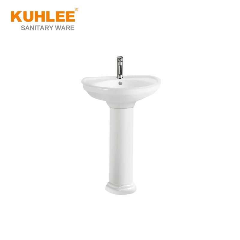 Cheap Price Washdown One Piece Toilet Pedestal Basin Ceramic Bathroom Sets Suite Sanitary ware