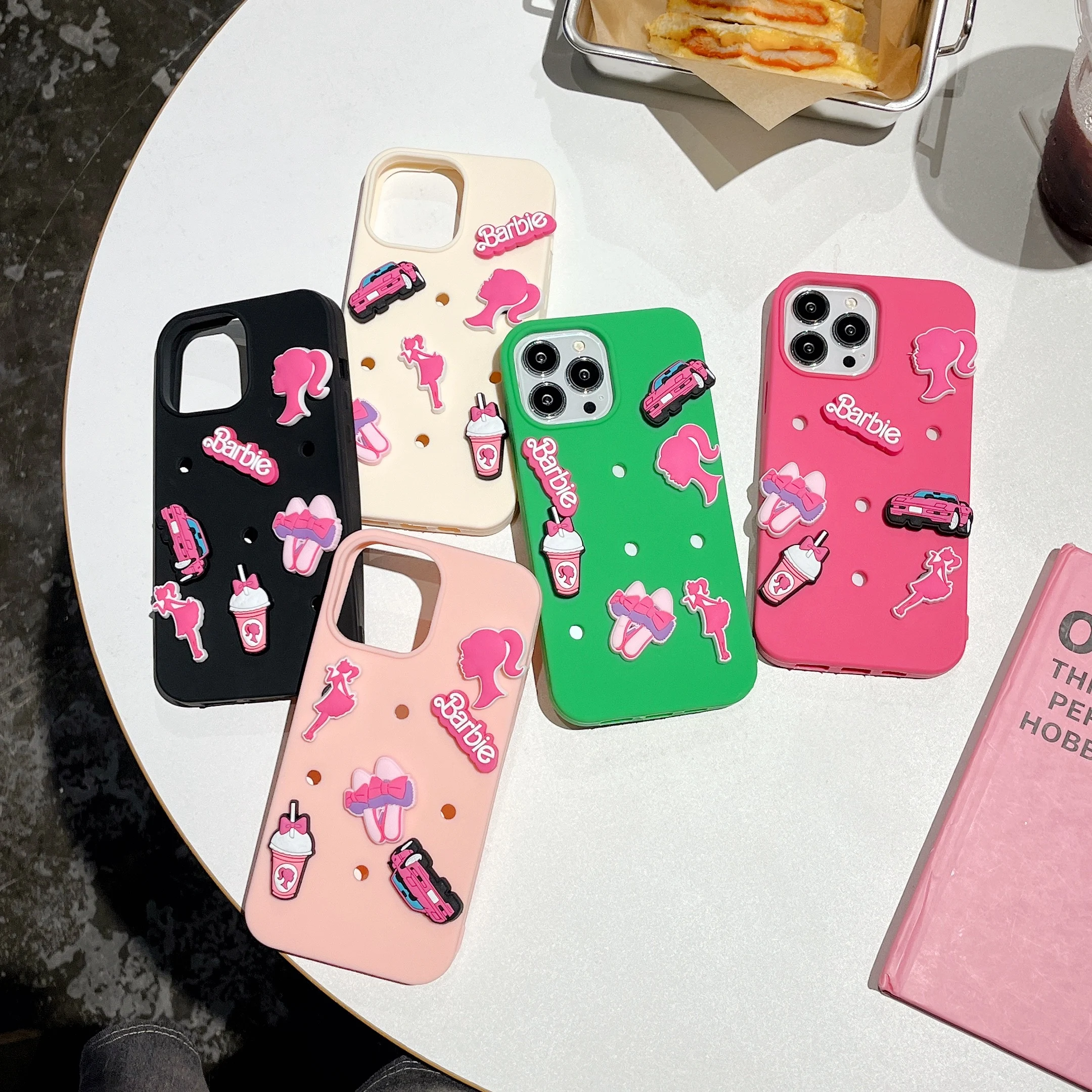 Customize Cute 3d Silicone Phone Case With Holes For I15 I14 Diy ...