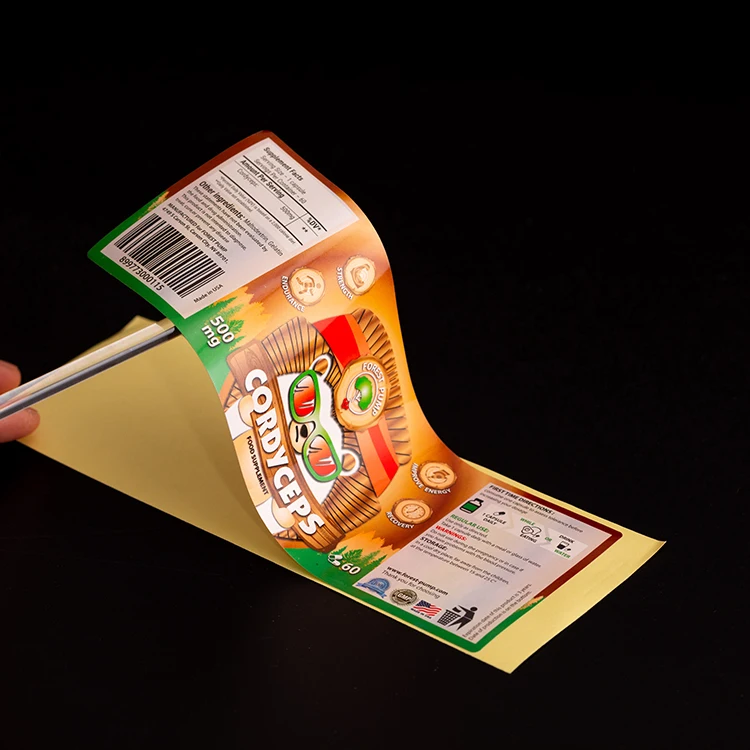 product custom uv printing waterproof  vinyl product packaging stickers sheet maker design color logo bottle packaging label stickers-5