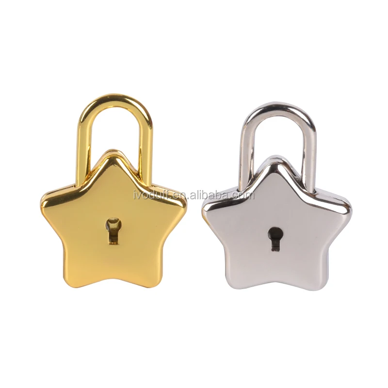 Mini Cute Star Shape Lock Luggage Bag Case Gym Locker Padlock With