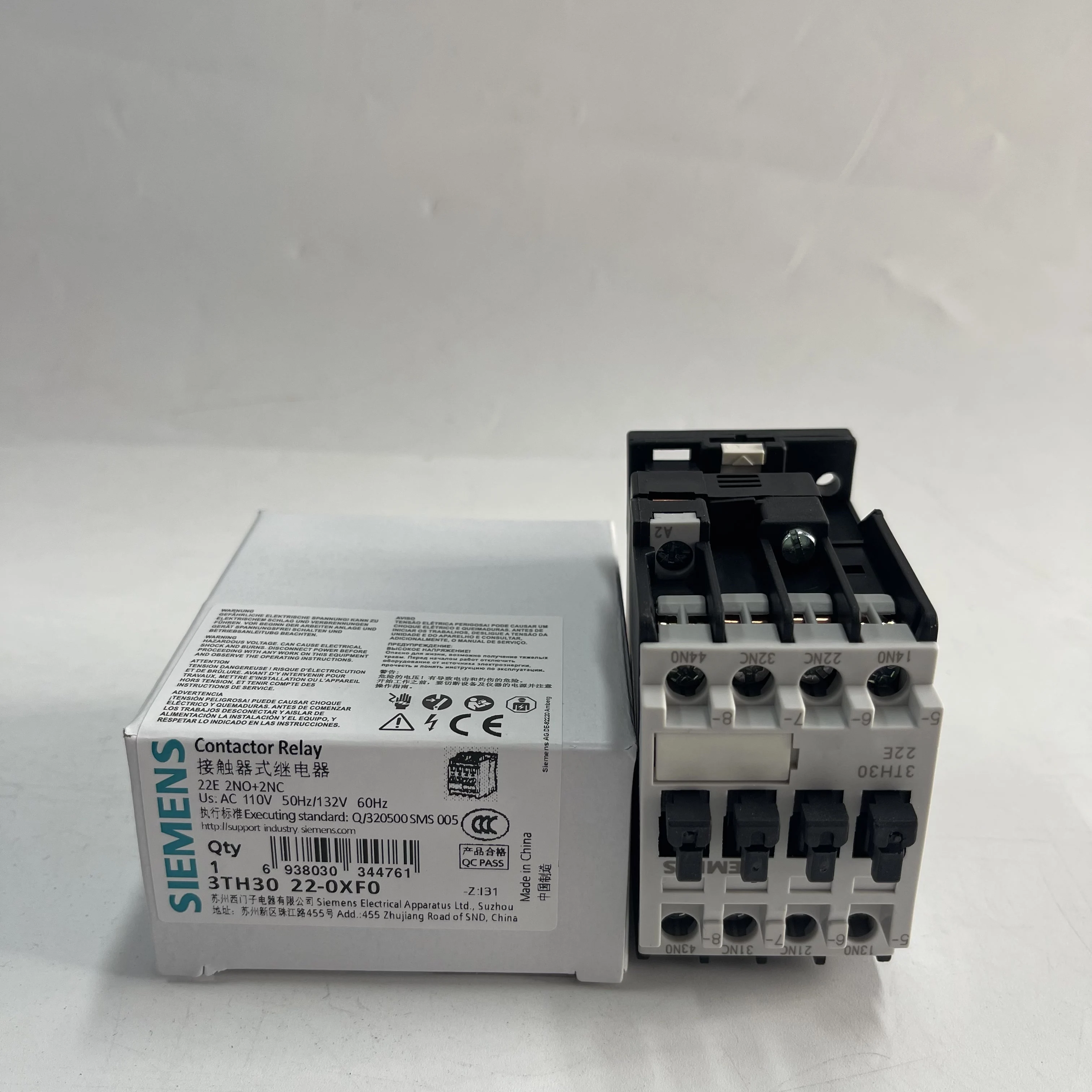 Siemens Contactor Relay 3TH3022-0XF0 Siemens Contactor Relay 3TH3022-0XF0