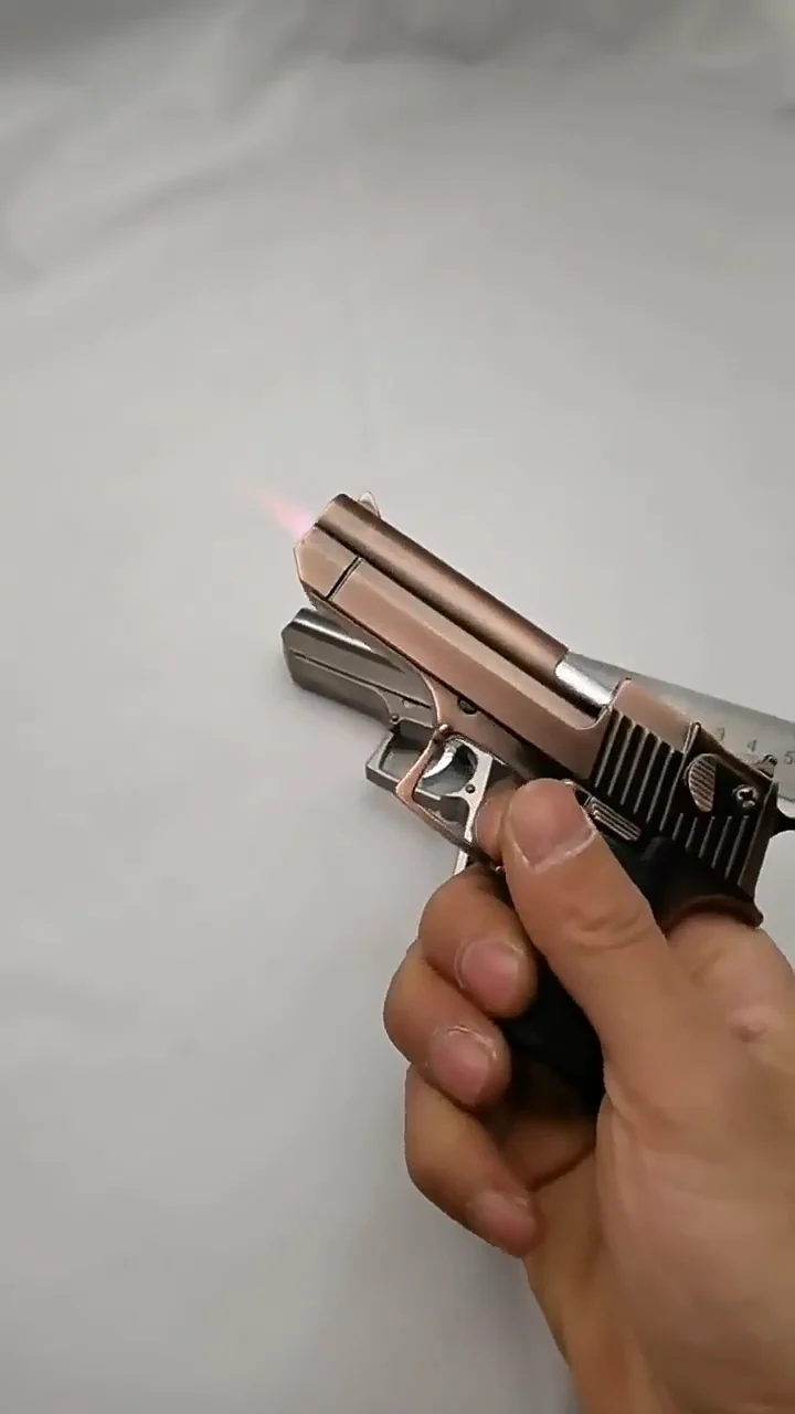 2024 Desert Eagle Beretta Metal Gun Shaped Lighter Pistol Butane Torch   H1bd43a6c1abc4f50ba60bc4e4654eac92 