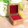 Burgundy double rings