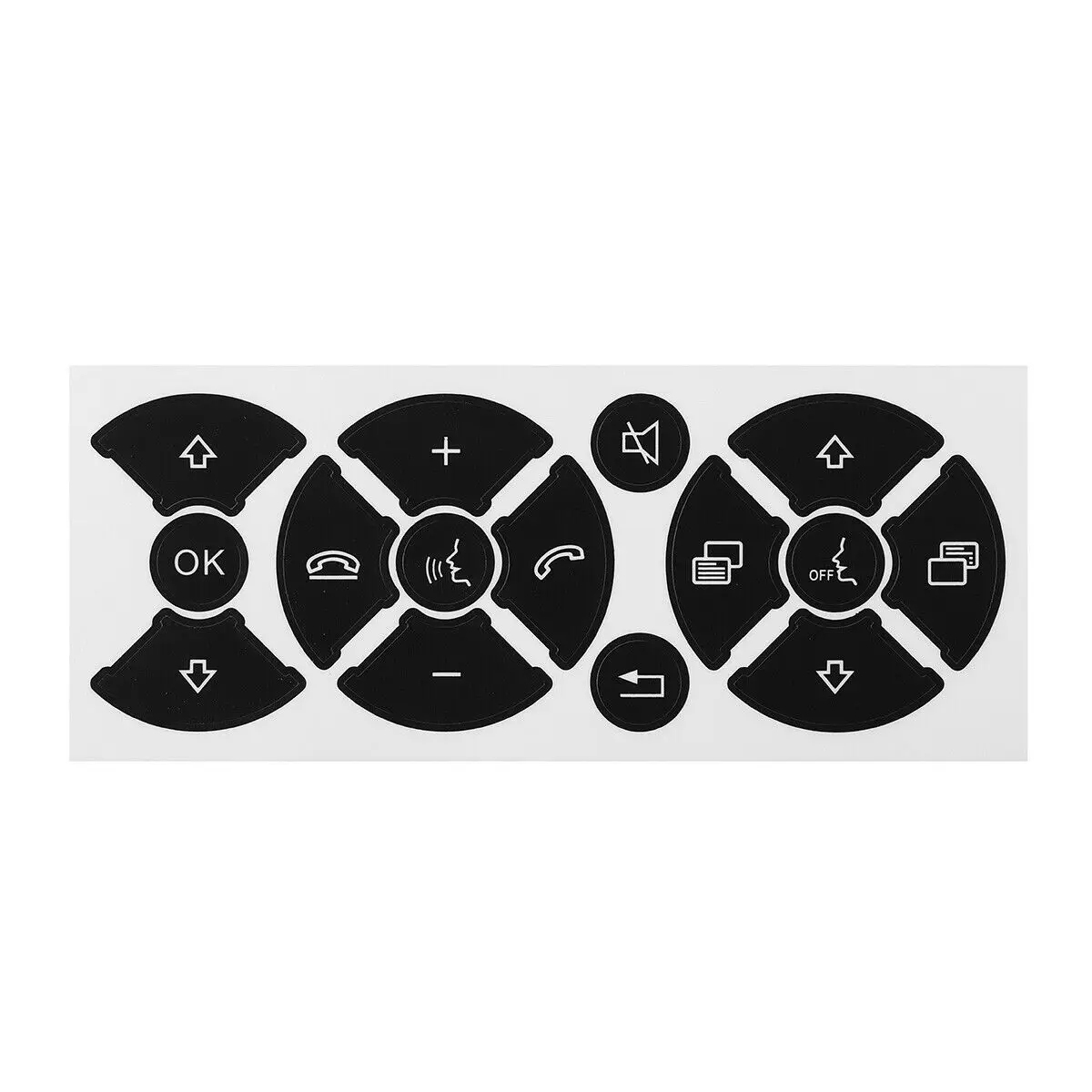 For Mercedes Benz GLK Class X204 C E Class CLS C218 W172 W204 Car Steering Wheel Door Lock Window AC Switch Button Sticker