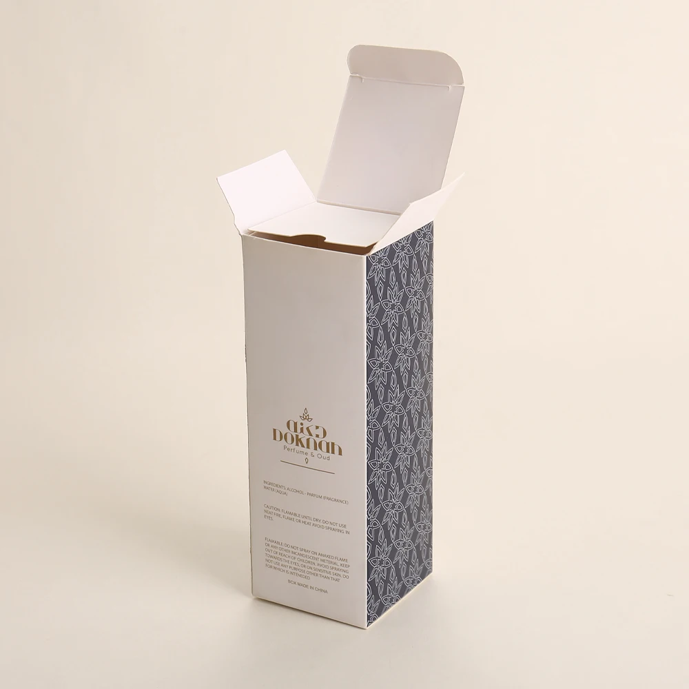 product jinayon custom soft folding perfume bottle packaging box with paper lining hot stamping logo for cosmetics-2