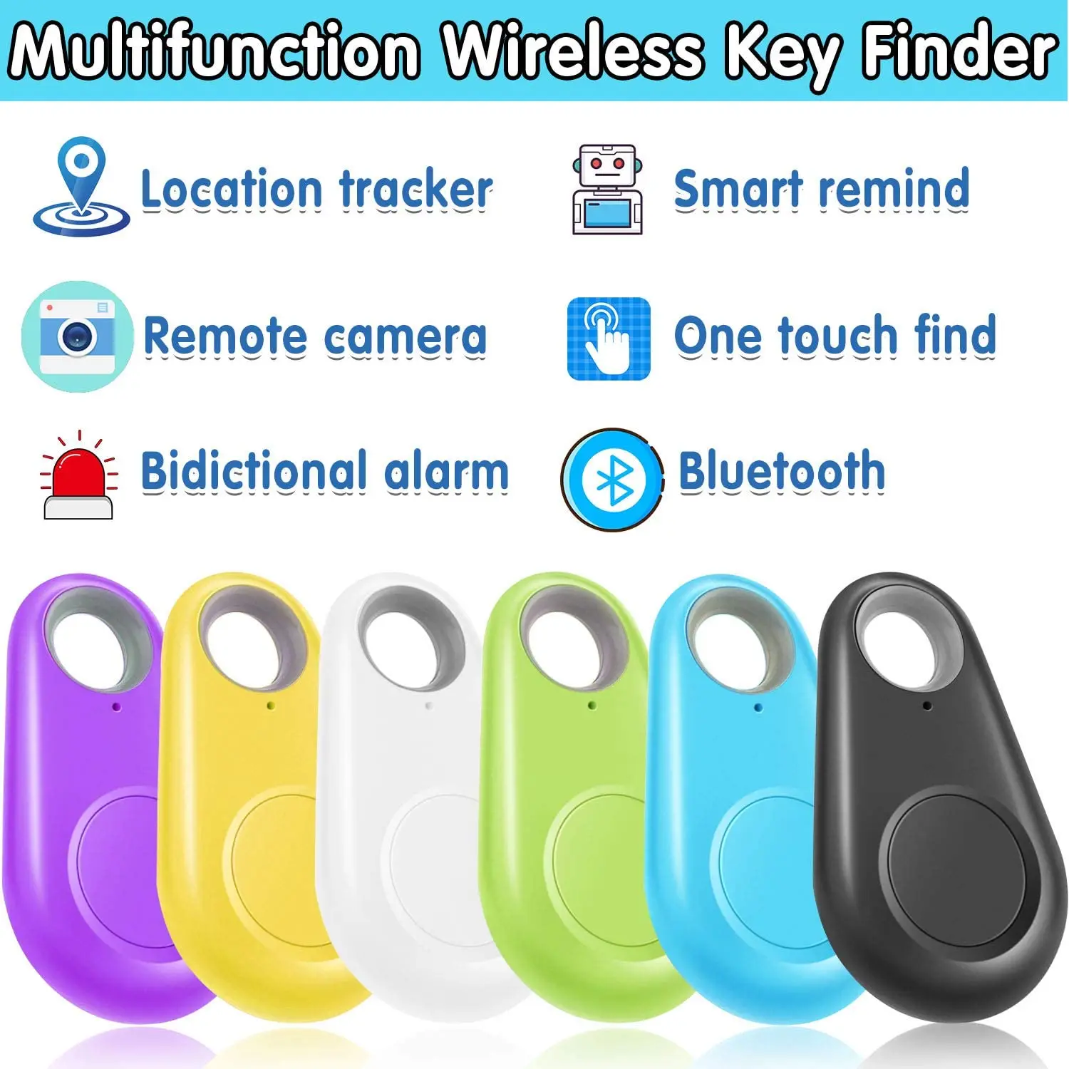 Mini Dog Gps Tracking Device Key Finder Locator Round Hidden Small ...