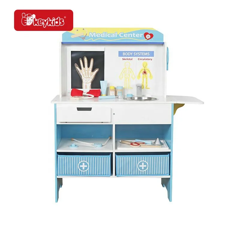 16 шт., детский деревянный Медицинский Набор