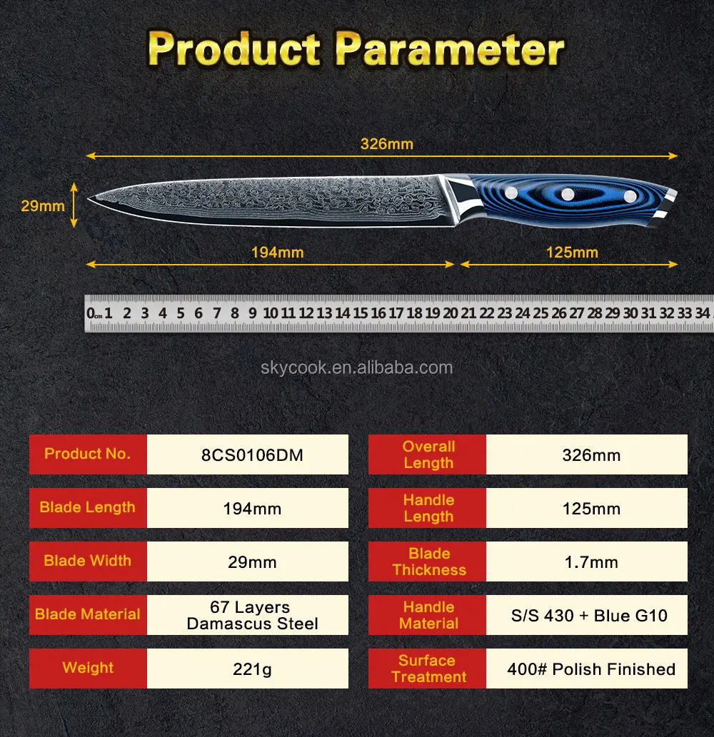 Seafood Market Aquatic Fish Knives Professional Tool Kitchen Knife Sharp  Slaughter Fish Special Knife Meat Cleaver