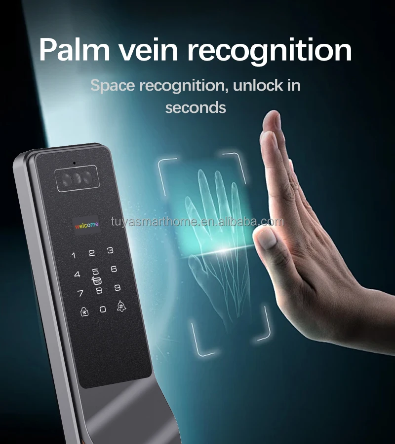 TYSH 3d Face Recognition Smart Door Lock With Camera and Fingerprint ...