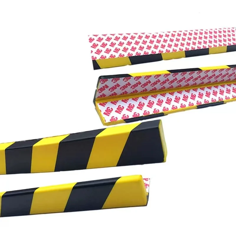 PU self-adhesive anti-collision rubber warning strip