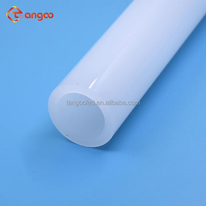 25mm Hot Bending Light Diffusing Acrylic Plastic Pipe Tube Pmma Round Diffuser Cover for Led Wall or Ceiling Light