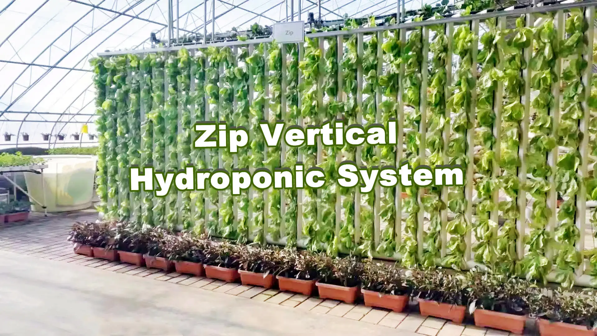 Vertical Planting Zip Grow Hydroponic Horticultural Grow Channel Pipe ...