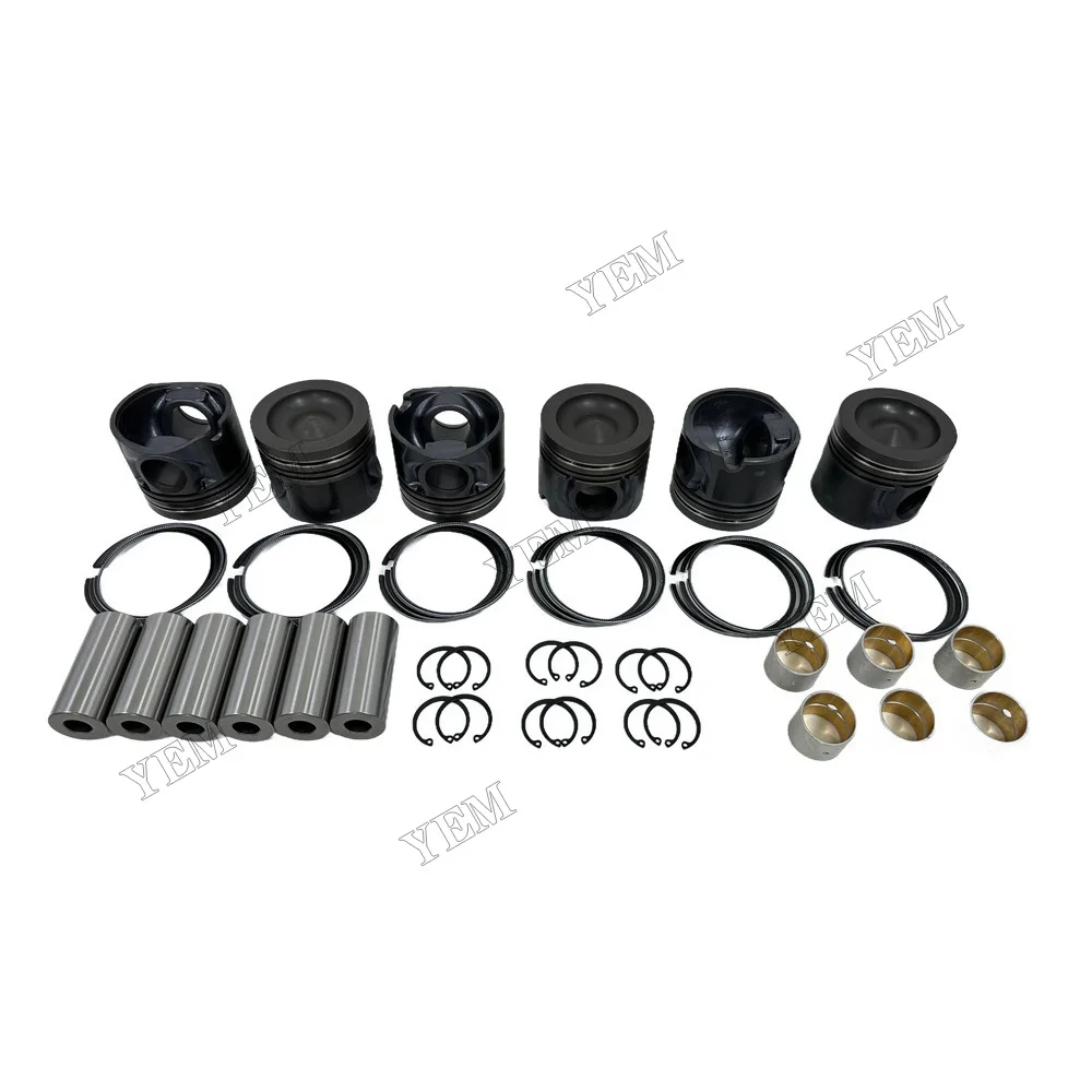 High Performance Pistons Set With Cylinder Piston Ring Suitable for Caterpillar C7 Engine Parts 2