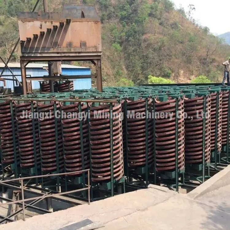 JXSC Chrome Mineral Concentrate  Laboratory Spiral Separator Small Size Gravity Spiral Chute Laboratory Spiral Concentrator