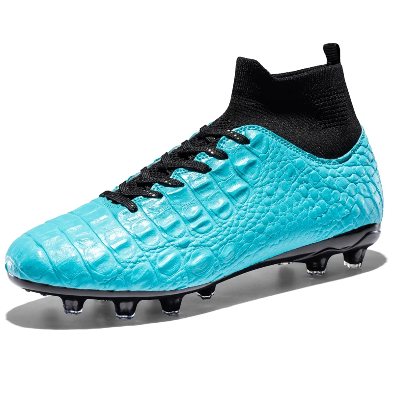 High-Top Soccer Cleats with Faux Leather Upper, Rubber Sole Amazon.com | JUNNMRE Mens Womens Soccer Cleats Youth Soccer  main image 2