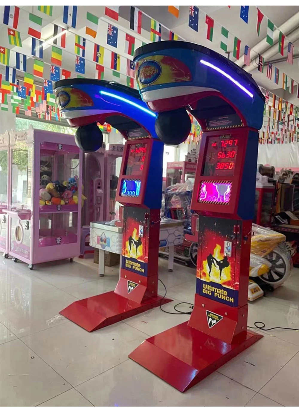 Dragon Fist Force Measuring Machine - Popular Punching Game