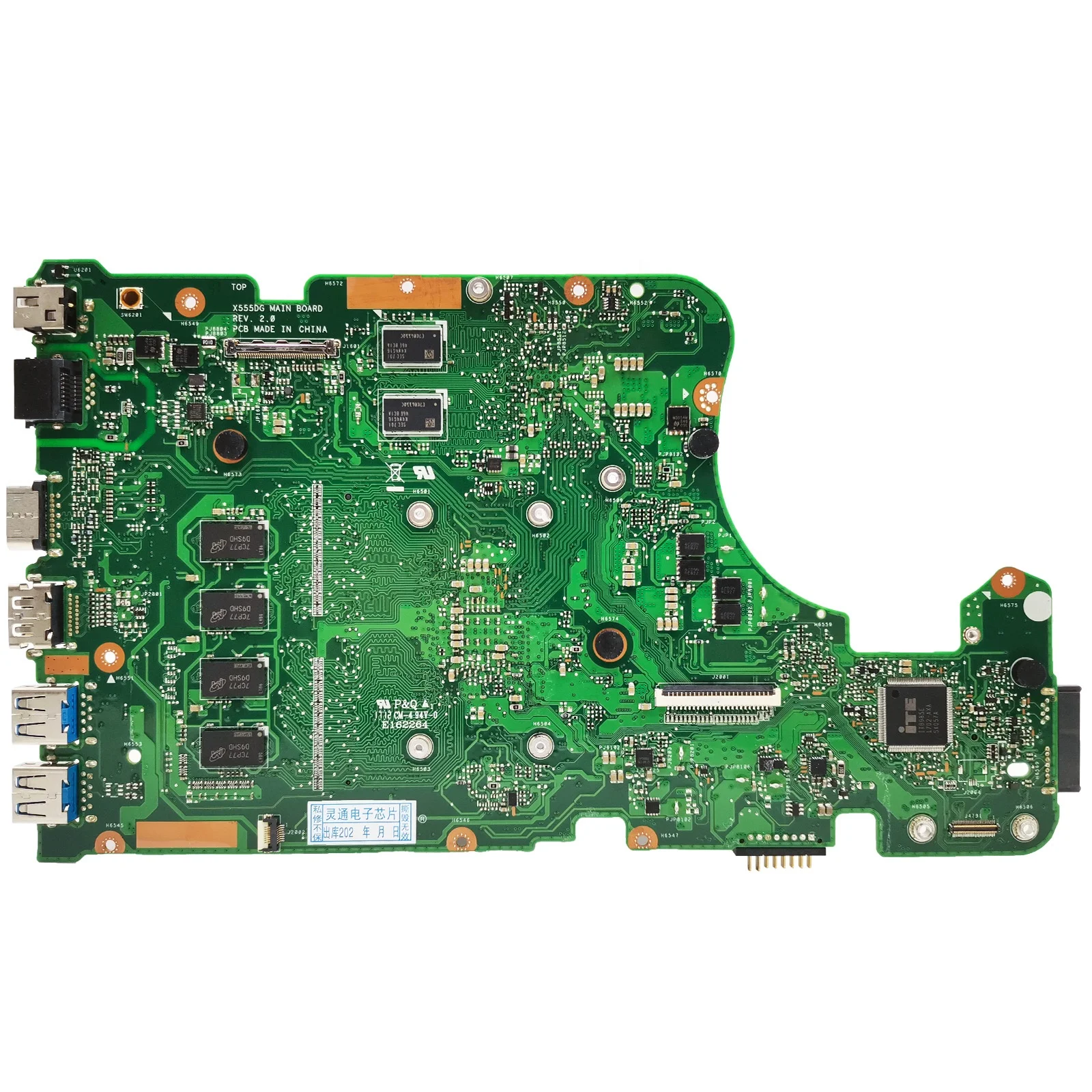 X555DG Notebook X555YA Motherboard for ASUS X555YI X555DA X555Y X555D K555D Laptop Mainboard CPU E1 E2 A4 A6 A8 A10 FX-8800P