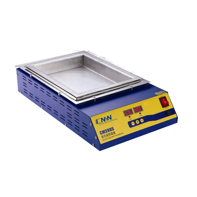 CM-280S Soldering Pot Dual Digital Display 0-400 Degree Fast Heating Adjustable Temperature Tin Melting Furnace Tin Oven