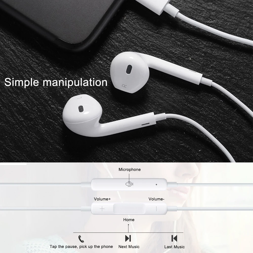 Cheap High Sound Wired Earphones With 