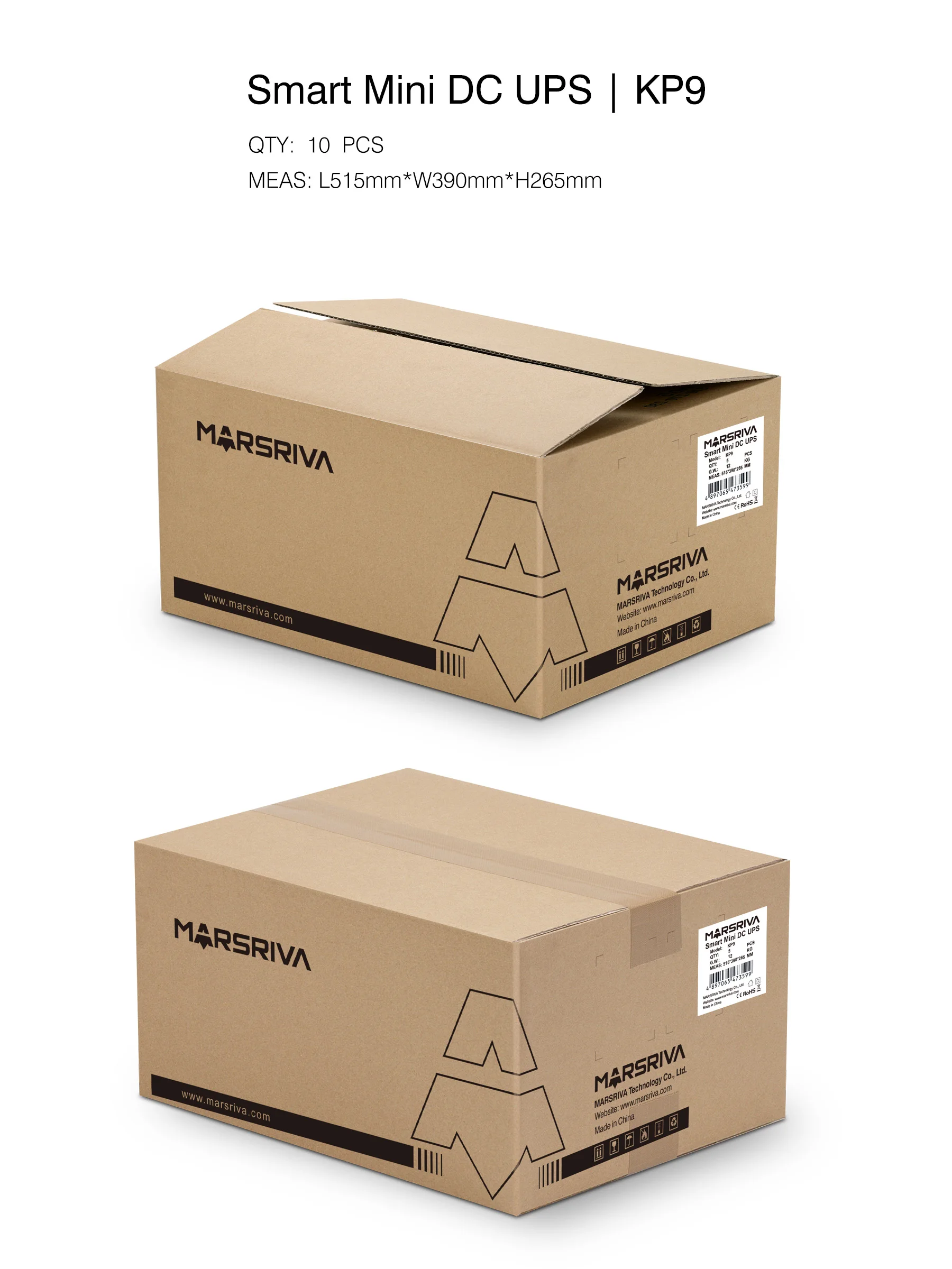 Marsriva Mini Dc Ups With Poe 12v 24v 48v 53.5v Rechargeable Battery ...