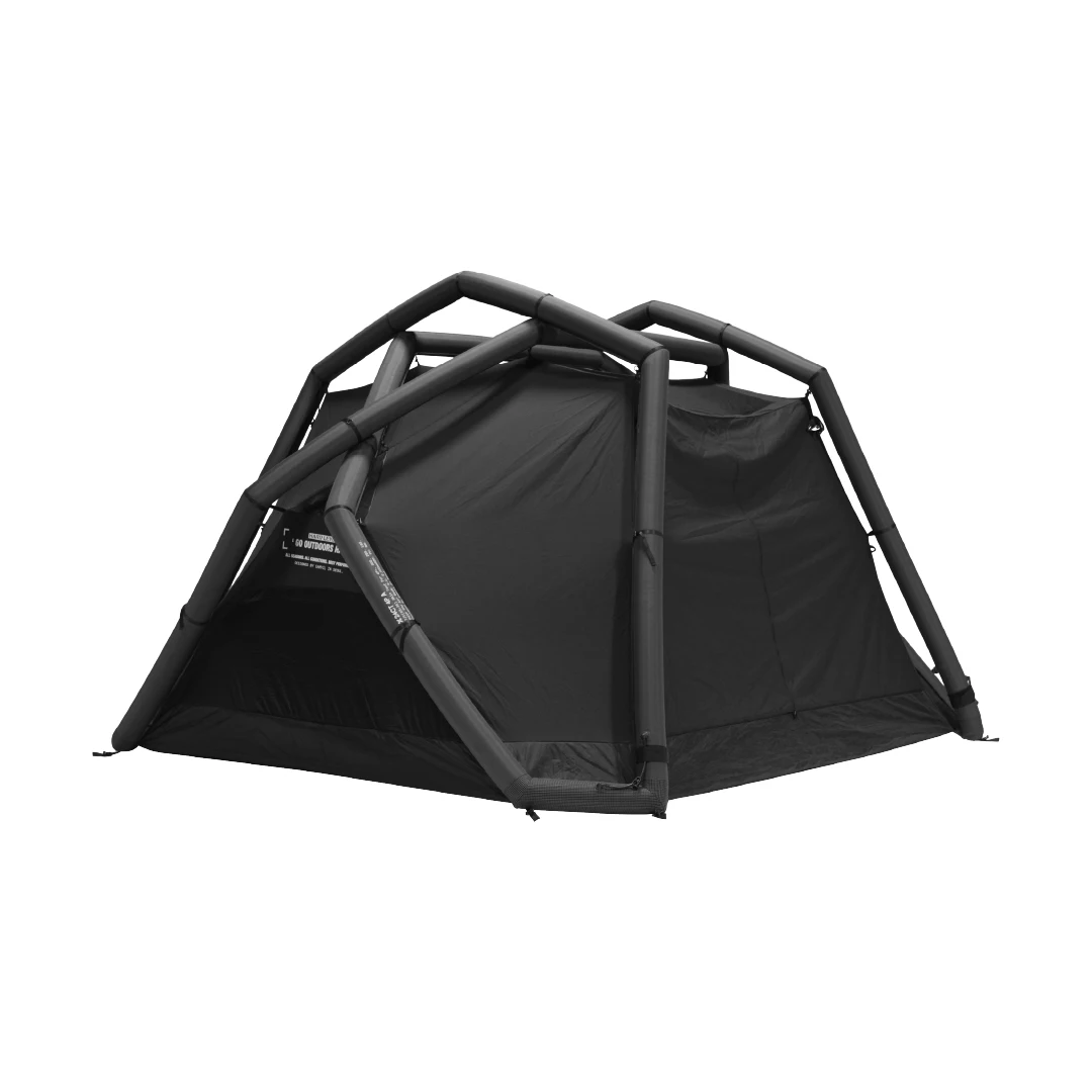【新品未使用】CAMVIL CRAB TENT FULL SET ブラック４人用 韓国] CAMVIL☆CRAB 4P AIR COTTON TENT☆エアテント(4人用