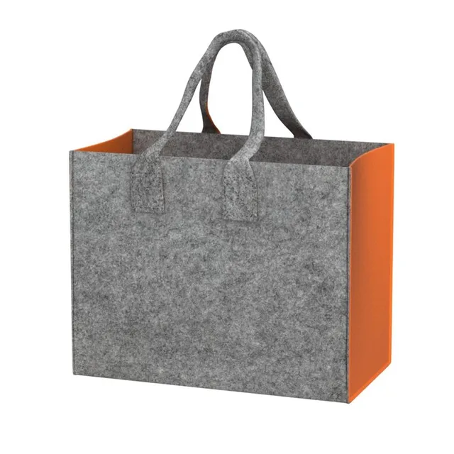 Customization Reusable Grocery For Women Shopping Bags Woman Tote Custom Felt Shoulder Bag