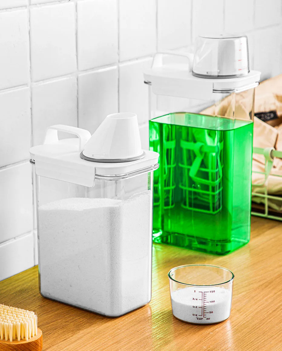 Multiuse Laundry Powder Detergent Dispenser Food Grains Rice Storage