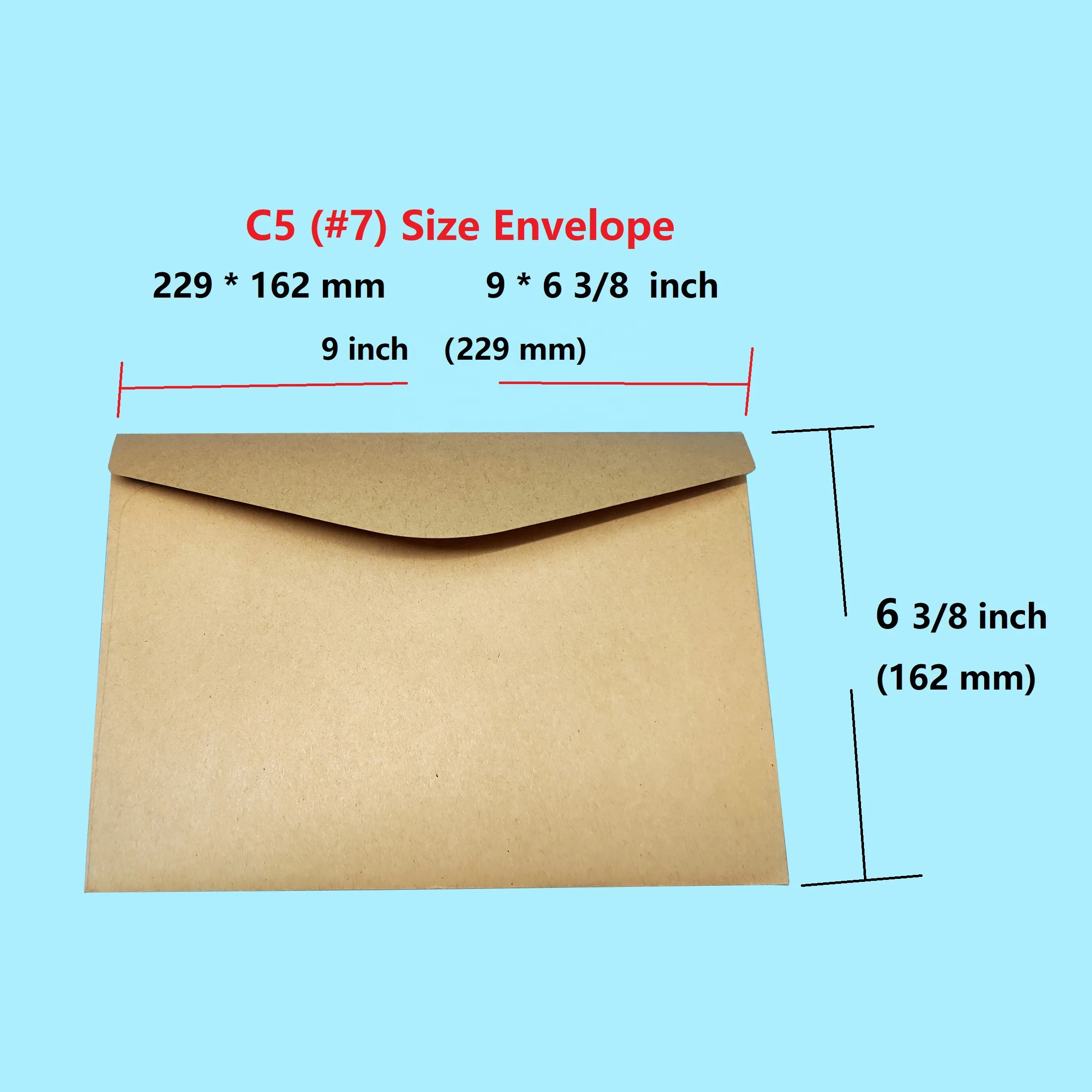 Security White Kraft Paper Envelope C5 - Wholesale Price