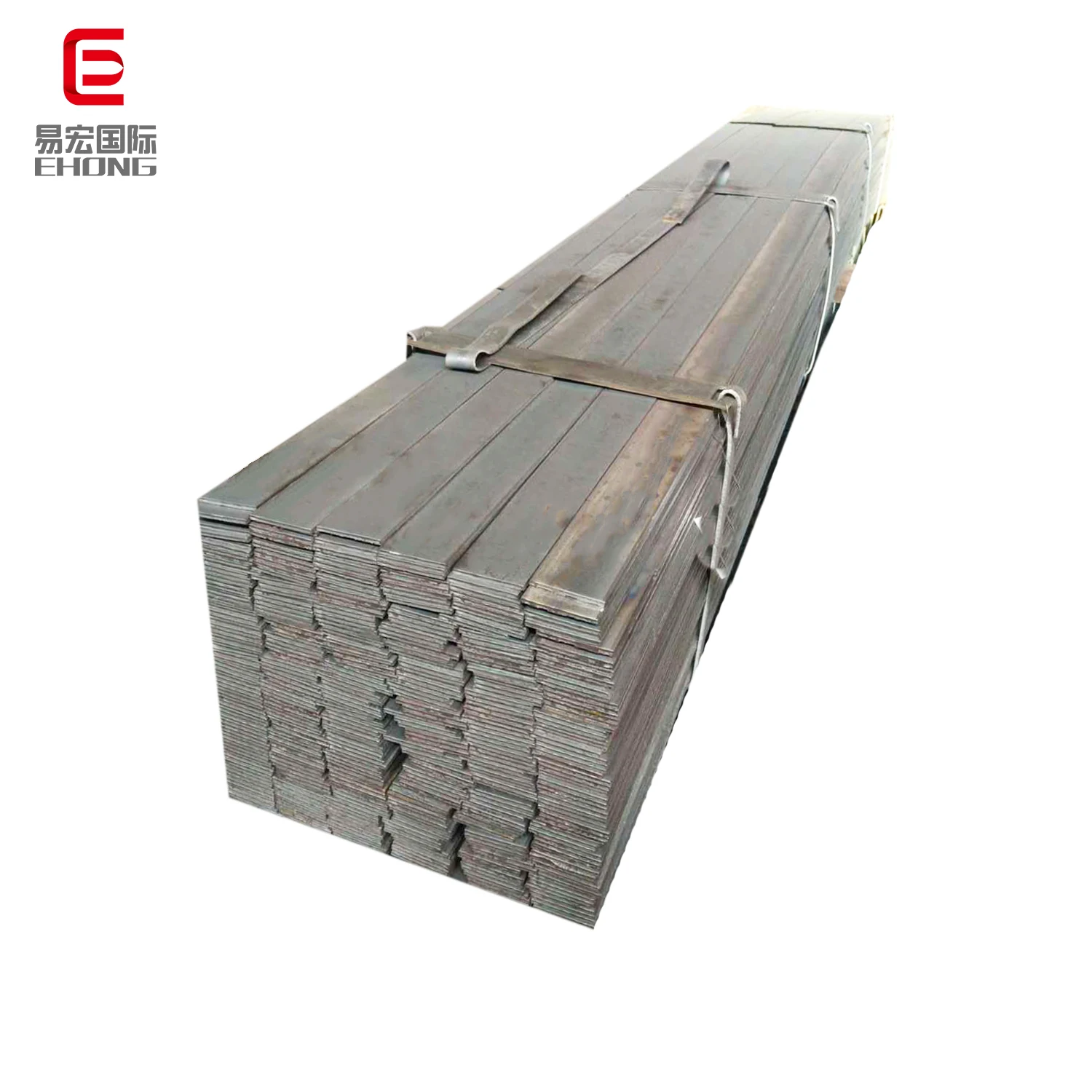 Hot rolled flat steel bar Q235B hot-dip galvanized flat iron bar Cold rolled solid flat steel